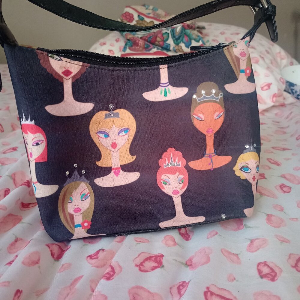 Small black handbag